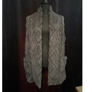 Koolaburra by UGG Cozy Diamond Pattern Long Vest Women’s Size Large